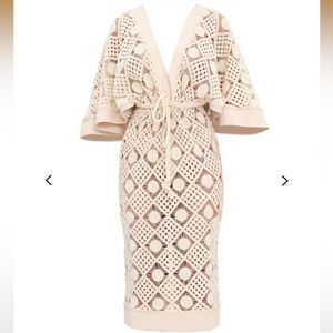 Andrea Iyamah Rahi Crochet Dress size XS